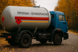 Заправка газгольдера Газгольдер под ключ